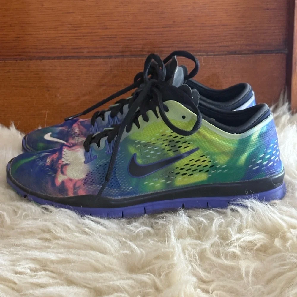 Nike Tie Dye Free 5.0 TR Fit 4 Training Running Sneakers